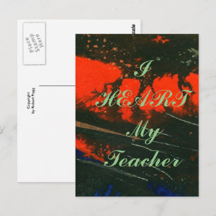 Postkarte "Ich höre meinen Lehrer"