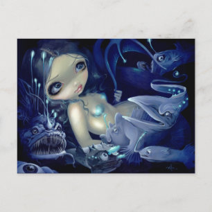 Postkarte "In den Abgrund"