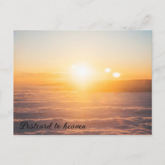 Postkarte in den Himmel