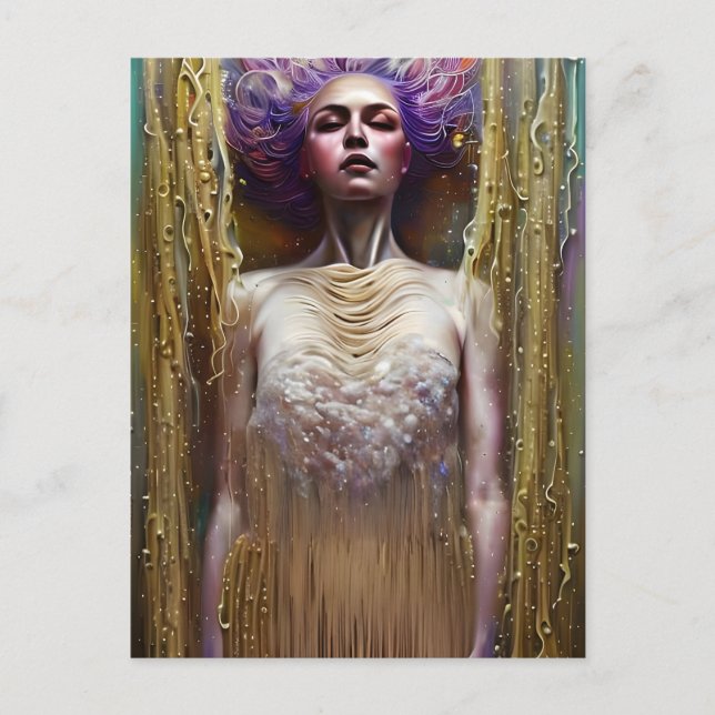 Postkarte in Spaghetti (Vorderseite)