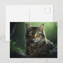 Postkarte In the Realm of Wild Cats
