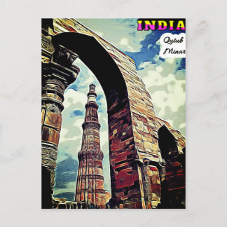 Postkarte (* Indien 🇮 🇳 Kutub Minar