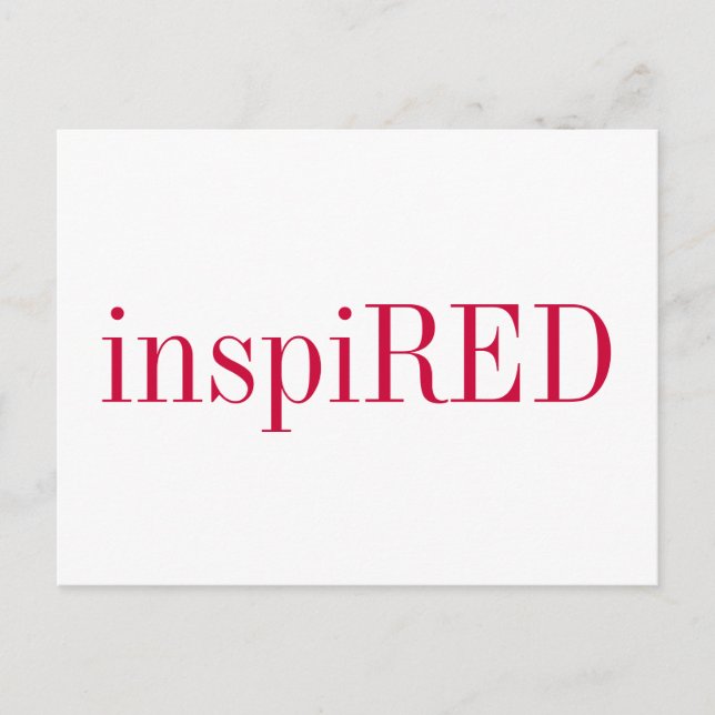 POSTKARTE - inspiriert (Vorderseite)