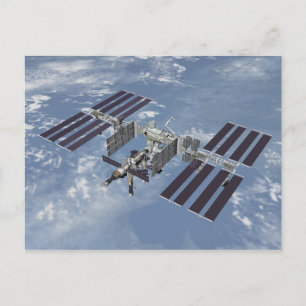 Postkarte / Internationale Raumstation