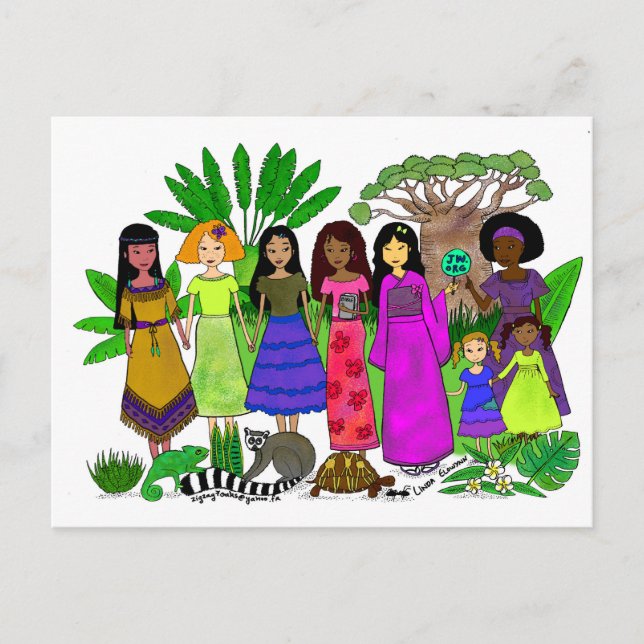 Postkarte Internationales Madagaskar (Vorderseite)