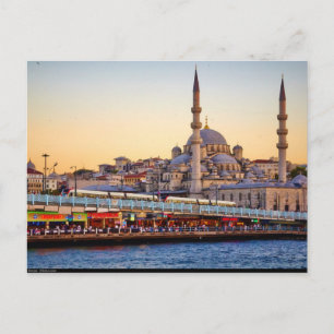 Postkarte Istanbul, Türkei, Blick vom Bosporus