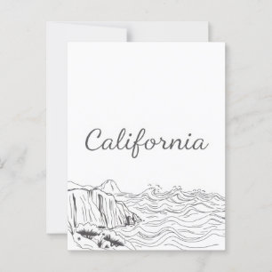 Postkarte Kalifornien