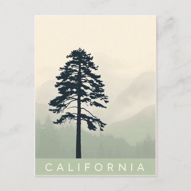 Postkarte Kalifornien (Vorderseite)