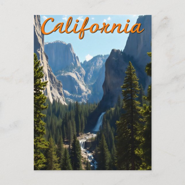 Postkarte Kalifornien (Vorderseite)