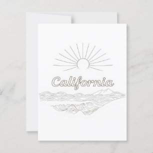 Postkarte Kalifornien