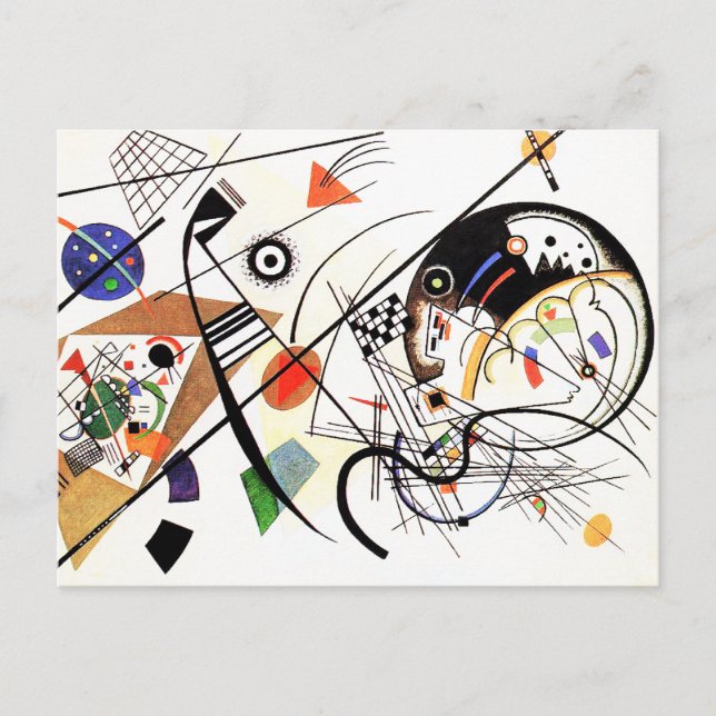Postkarte Kandinsky Tranverse Line (Vorderseite)