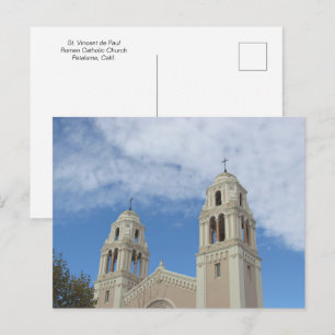 Postkarte - Kirchenturm in Petaluma