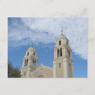 Postkarte - Kirchenturm in Petaluma