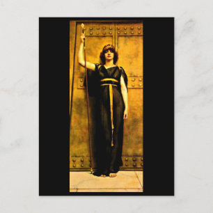 Postkarte-Klassiker/altmodisch-John William Godwar Postkarte