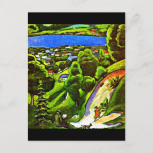 Postkarte-Klassiker/ Vintage Art-August Macke 24 Postkarte
