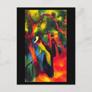Postkarte-Klassiker/Vintage-August Macke 13 Postkarte