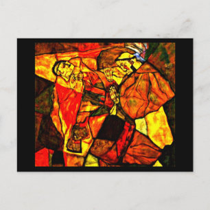 Postkarte-Klassiker/Vintage-Egon Schiele 16 Postkarte