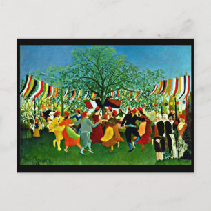 Postkarte-Klassiker/Vintage-Henri Rousseau 6 Postkarte
