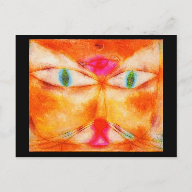 Postkarte - Klassische Kunst - Klee 10 (Vorderseite)