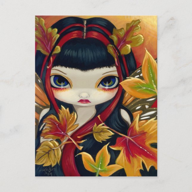 Postkarte "Kleine Herbstleaves" (Vorderseite)