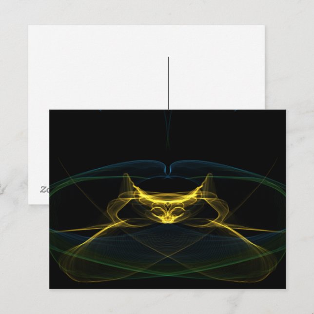 Postkarte - kosmische Einheit (Vorne/Hinten)