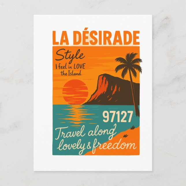 Postkarte La Desirade 97127 Antillen (Vorderseite)