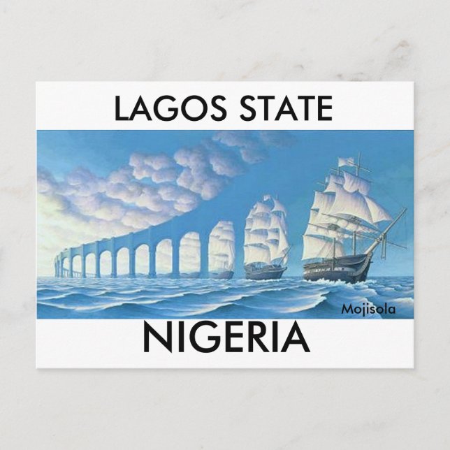 Postkarte - LAGOS-STAAT (Vorderseite)