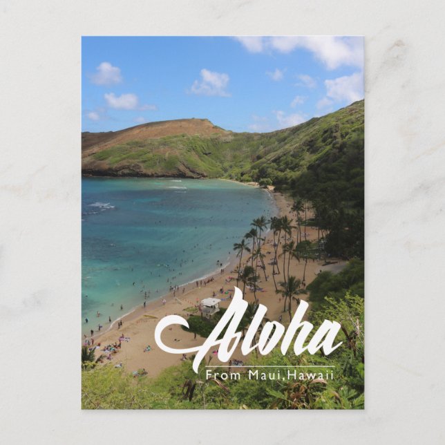 Postkarte Landmaui Hawaii (Vorderseite)