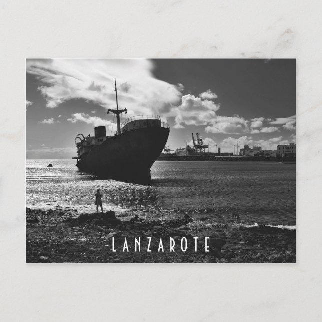 Postkarte Lanzarote - Shipwreck Telamon (Vorderseite)