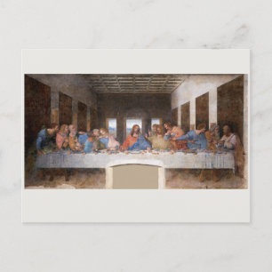 POSTKARTE : LEONARDO DA VINCI : DAS LETZTE ABENDMA