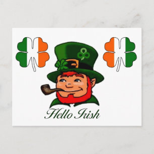 Postkarte Leprechaun