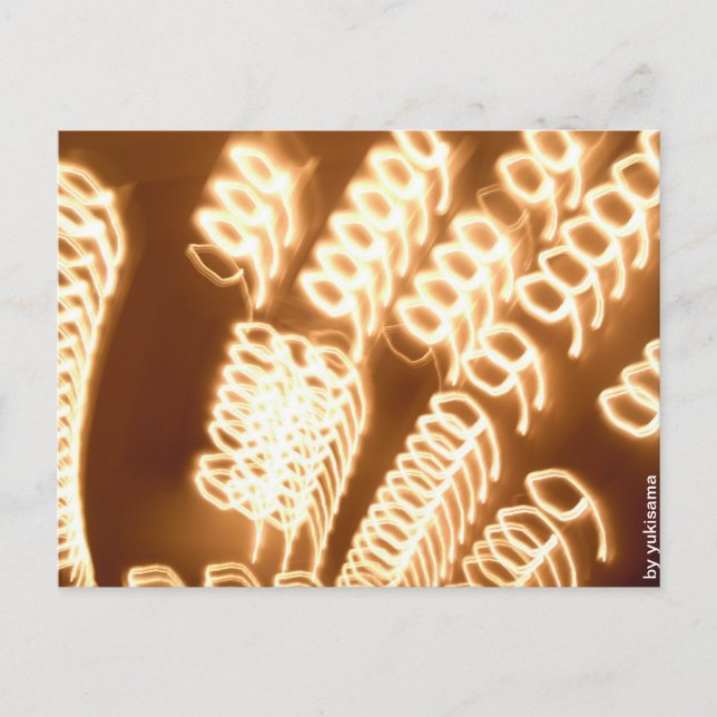 Postkarte - Lichter "9" (Vorderseite)