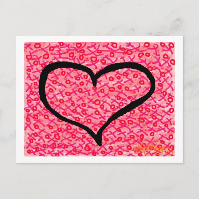 Postkarte "Liebe" (Vorderseite)