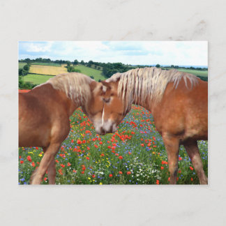 Postkarte "Liebe auf der Wiese"