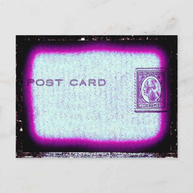 "Postkarte" (Lila) Postkarte (Vorderseite)