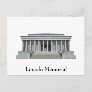 Postkarte: Lincoln Memorial: Washington DC Postkarte