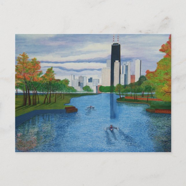 Postkarte "Lincoln Park - Chicago" (Vorderseite)