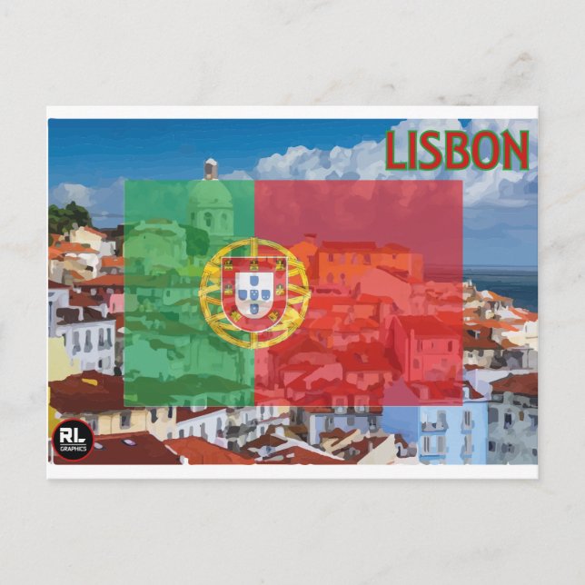 Postkarte Lissabon (Vorderseite)