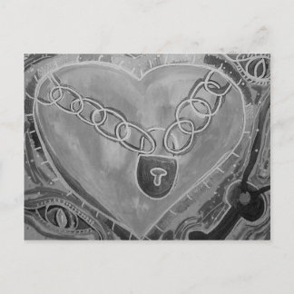 Postkarte "Locked Heart"