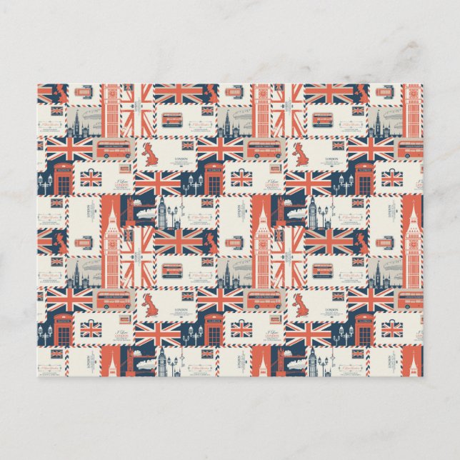 Postkarte London (Vorderseite)