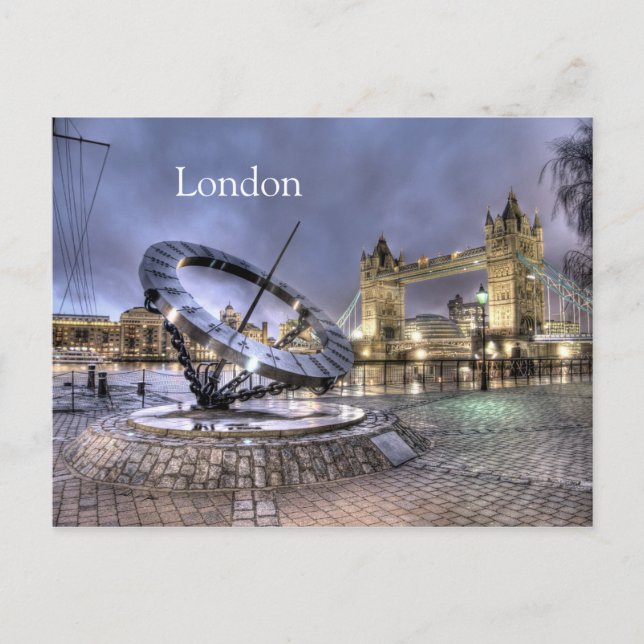 Postkarte London Time (Vorderseite)