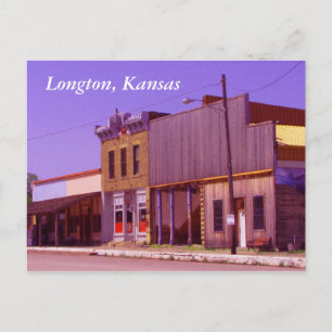 Postkarte:  Longton, Kansas Postkarte