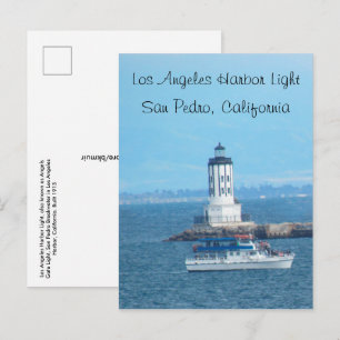 Postkarte - Los Angeles Harbor Light