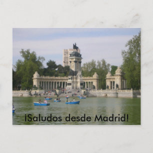 Postkarte Madrids, Spanien