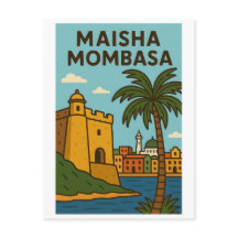 Postkarte - Maisha Mombasa