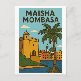 Postkarte - Maisha Mombasa