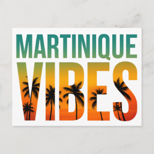 Postkarte Martinique Vibes   Sonnenuntergang