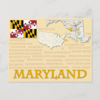 Postkarte "Maryland"