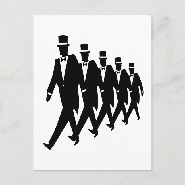 Postkarte: März der Tuxen Postkarte (Vorderseite)