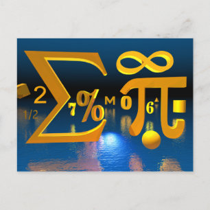Postkarte Mathematik